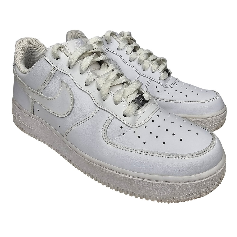 Nike Air Force 1 Women Size 11.5 White Sneakers Low Top 315115-112